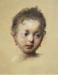 Carriera Rosalba Head of a Child in Face - Hermitage